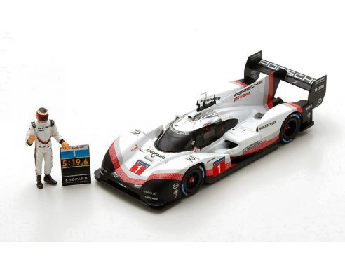 Spark Model S5847 PORSCHE 919 HYBRID TRIBUTE N.1 LAP RECORD 06/29/2018 TIMO BERNHARD 1:43 Modellino