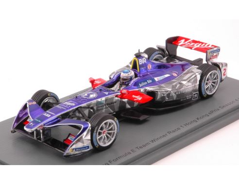 Spark Model S5936 DS VIRGIN N.2 WINNER Rd.1 HONG KONG FORMULA E (2017-2018) S.BIRD 1:43 Modellino