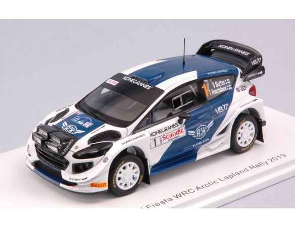 Spark Model S5990 FORD FIESTA WRC ARCTIC LAPLAND RALLY 2019 V.BOTTAS-T.RAUTIANEN 1:43 Modellino