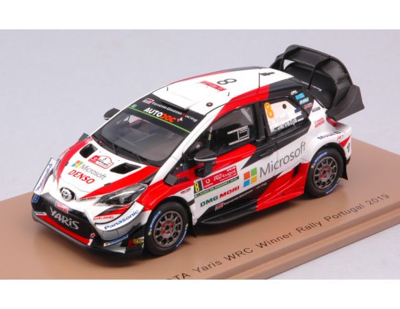 Spark Model S5991 TOYOTA YARIS WRC N.8 WINNER PORTUGAL O.TANAK-M.JARVEOJA 1:43 Modellino