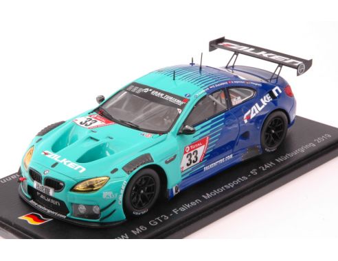 Spark Model SG525 BMW M6 GT3 N.33 5th 24 H NURB.2019 DUMBRECK-DUSSEL.-IMPERAT-KLINGMANN Modellino