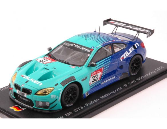 Spark Model SG525 BMW M6 GT3 N.33 5th 24 H NURB.2019 DUMBRECK-DUSSEL.-IMPERAT-KLINGMANN Modellino