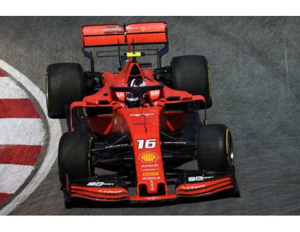 Looksmart LSF1022 FERRARI SF90 CHARLES LECLERC 2019 N.16 3rd CANADA GP 1:43 Modellino