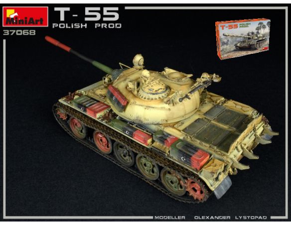 Miniart MIN37068 T-55 POLISH PROD. KIT 1:35 Modellino