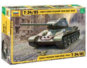 Zvezda Z3687 SOVIET MEDIUM TANK T-34/85 KIT 1:35 Modellino