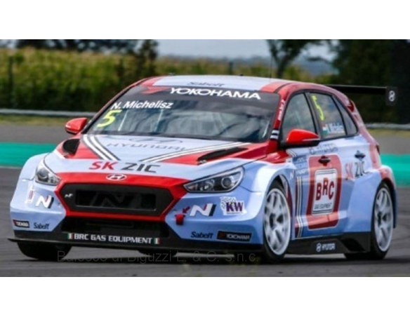 Ixo model GTM144 HYUNDAI i30 N TCR N.5 SQUADRA CORSE TEAM WTCR 2019 MICHELISZ 1:43 Modellino