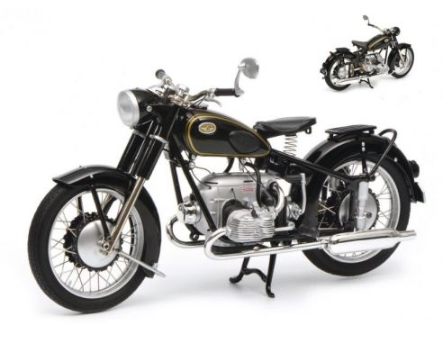 Schuco SH6603 ZUNDAPP KS 601 BLACK 1:10 Modellino