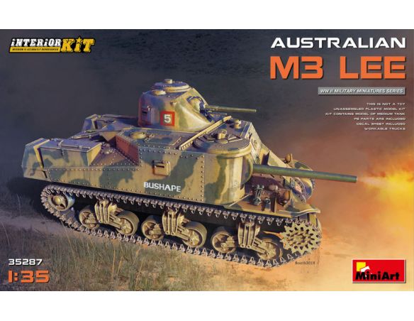 Miniart MIN35287 AUSTRALIAN M3 LEE INTERIOR KIT 1:35 Modellino