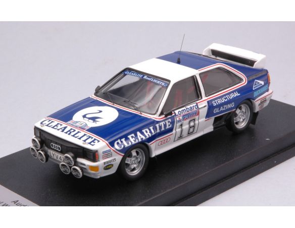 Trofeu TFRRUK25 AUDI QUATTRO N.18 RAC RALLY 1983 WEIDNER-ARTHUR 1:43 Modellino