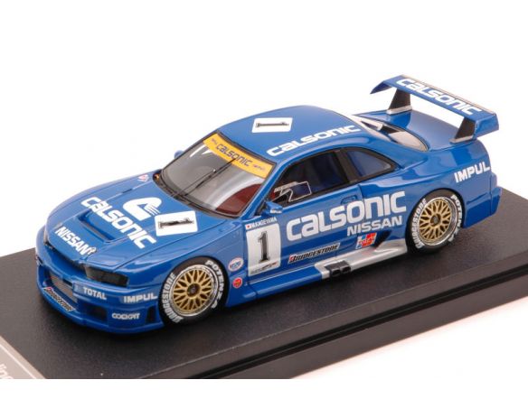 Ebbro EB44766 NISSAN CALSONIC R32 GTR N.1 FUJI JGTC 1995 M.KAGEYAMA EBBRO x HPI 1:43 Modellino