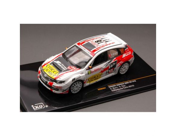 Ixo model RAM427 SUBARU IMPREZA WRX STI N.18 M.CARLO 2010 1:43 Modellino
