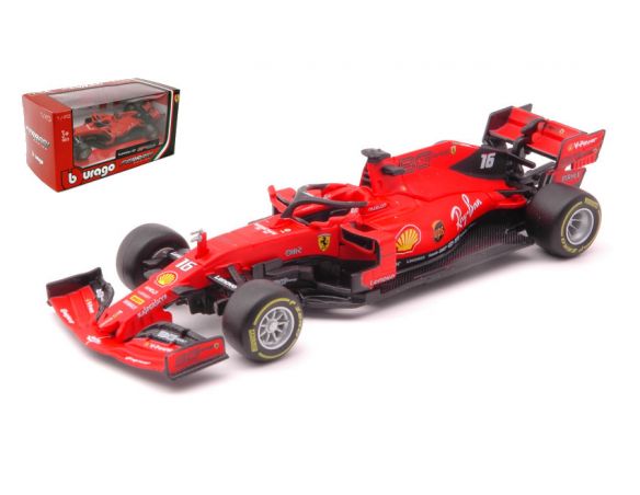Bburago BU36815L FERRARI SF90 CHARLES LECLERC 2019 N.16 AUSTRALIAN GP 1:43 Modellino