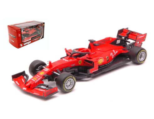 BBURAGO BU36815V FERRARI SF90 SEBASTIAN VETTEL 2019 N.5 AUSTRALIAN GP 1:43 Modellino