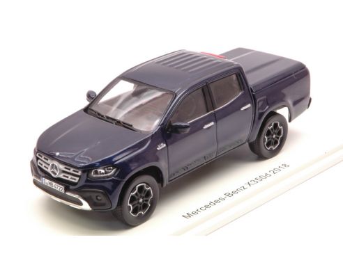 Spark Model S4973 MERCEDES X350D HARD COVER 2018 BLUE 1:43 Modellino