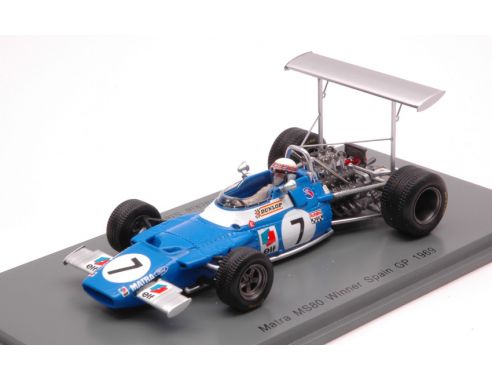 Spark Model S7190 MATRA MS80 JACKIE STEWART 1969 N.7 WINNER SPANISH GP 1:43 Modellino