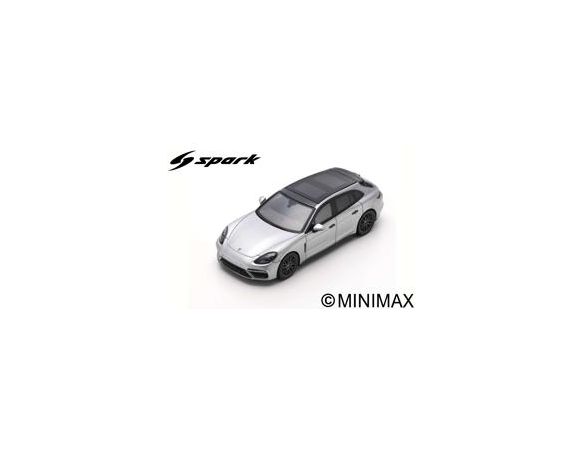 Spark Model S7617 PORSCHE PANAMERA TURBO SPORT TURISMO 2018 SILVER 1:43 Modellino