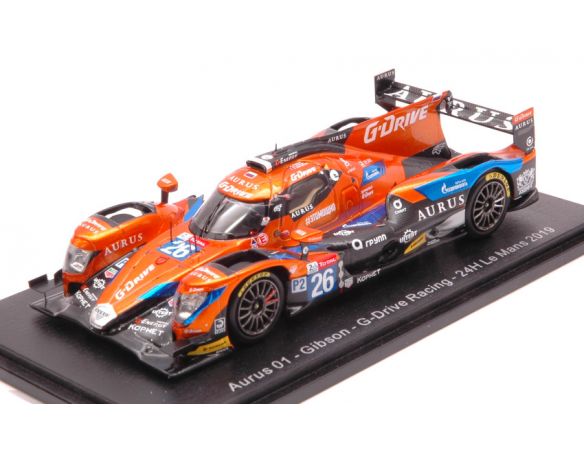Spark Model S7912 AURUS 01 N.26 LM 2019 R.RUSINOV-J.VAN UITERT-J.E.VERGNE 1:43 Modellino