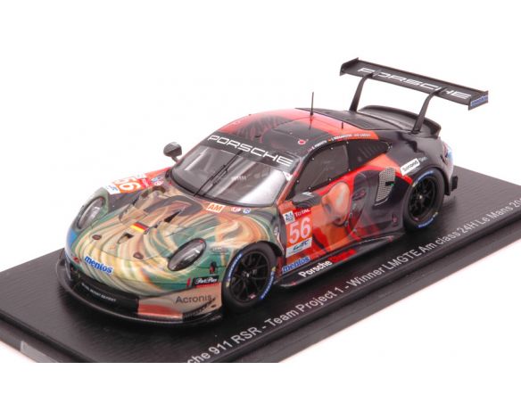 Spark Model S7942 PORSCHE 911 RSR N.56 WINNER LMGTE AM CLASS LM 2019 BERM.-LINSEY-PERFETTI Modellino