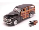Welly WE22083BR CHEVROLET FLEETMASTER 1948 DARK BROWN/WOOD 1:24 Modellino