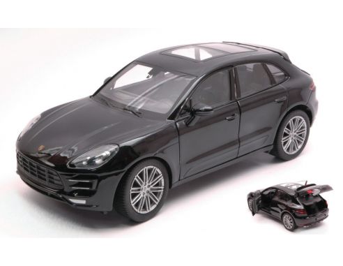 Welly WE24047BK PORSCHE MACAN TURBO BLACK 1:24 Modellino