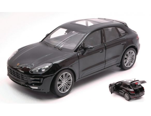 Welly WE24047BK PORSCHE MACAN TURBO BLACK 1:24 Modellino
