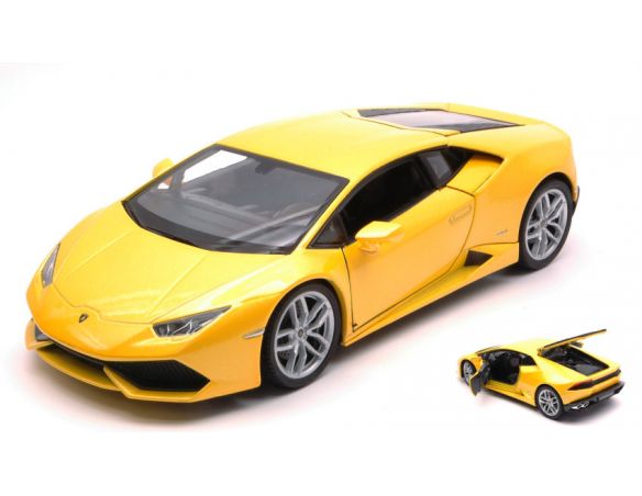 Welly WE24056Y LAMBORGHINI HURACAN LP 610-4 YELLOW 1:24 Modellino