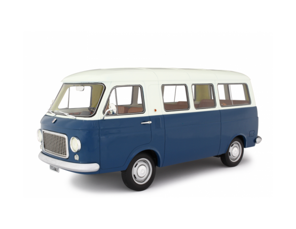 Ixo model LM121B FIAT 238 BUS 1967 BLUE/WHITE 1:18 Modellino