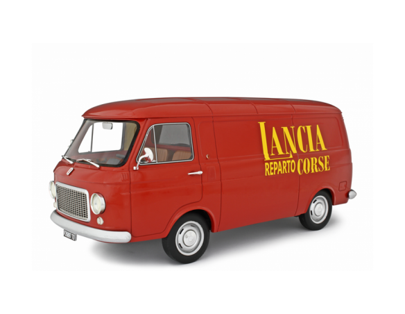 Ixo model LM122H FIAT 238 LANCIA RACING RED 1:18 Modellino