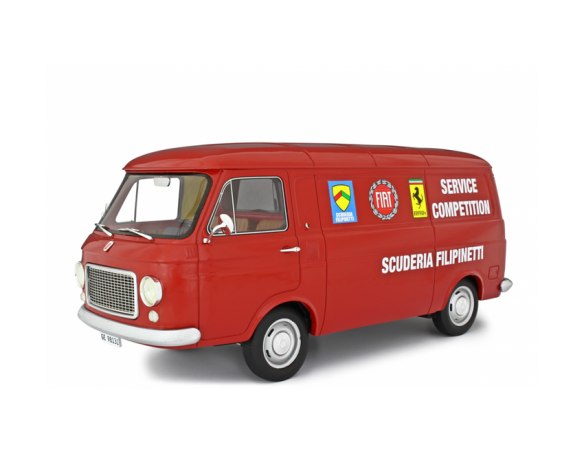 Ixo model LM122I FIAT 238 FILIPINETTI RACING RED 1:18 Modellino