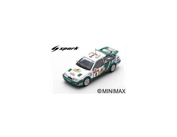 Spark Model S2626 FORD SIERRA RS COSWORTH N.8 WINNER TOUR DE CORSE 1988 D.AURIOL-B.OCCELLI Modellino
