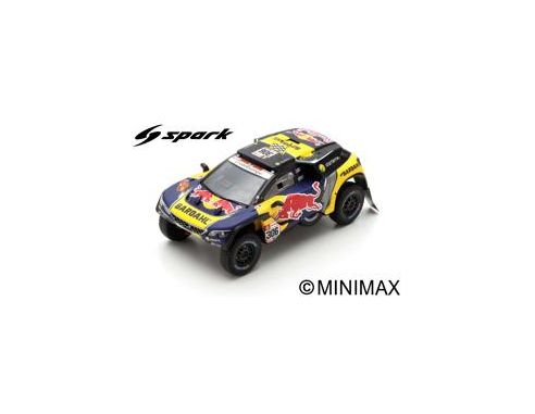 Spark Model S5626 PEUGEOT 3008 DKR N.306 3rd DAKAR 2019 S.LOEB-D.ELENA 1:43 Modellino