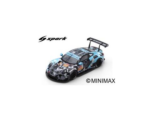 Spark Model S87146 PORSCHE 911 RSR N.77 WINNER LMGT 2018 M.CAMPBELL-C.RIED-J.ANDLAUER 1:87 Modellino