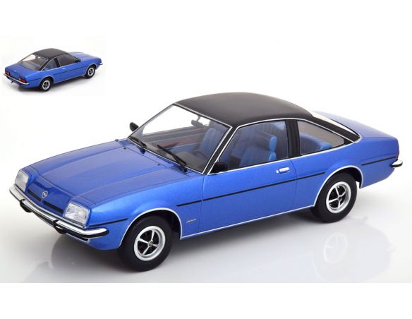 MODELCARGROUP MCG18107 OPEL MANTA B BERLINETTA METALLIC BLUE/BLACK 1:18 Modellino
