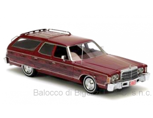 Neo Scale Models NEO44796 CHRYSLER TOWN & COUNTRY 1976 MET.RED-WOODEN OPTIC 1:43 Modellino