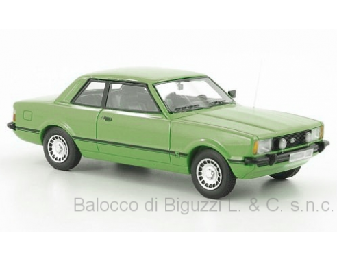 Neo Scale Models NEO45139 FORD TAUNUS TC2 2-DOOR GHIA 1976 GREEN 1:43 Modellino