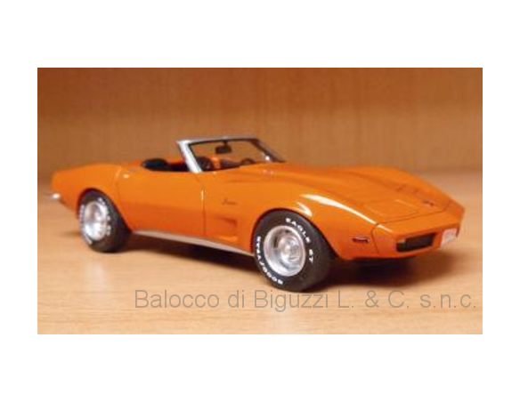 Neo Scale Models NEO46935 CHEVROLET CORVETTE CONVERTIBLE 1973 ORANGE 1:43 Modellino