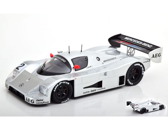 Norev NV183443 SAUBER C9 N.2 JEREZ TEST 1990 SCHUMACHER-FRENTZEN-WENDLINGER 1:18 Modellino