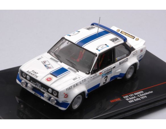 Ixo model RAC259 FIAT 131 ABARTH RAC 1979 ROHRL-GEISTDORFER 1:43 Modellino