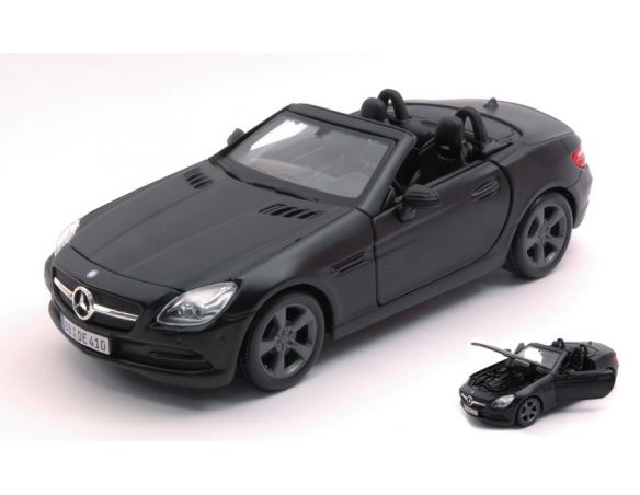 Maisto MI31206Z MERCEDES SLK-CLASS 2011 MATT BLACK 1:24 Modellino