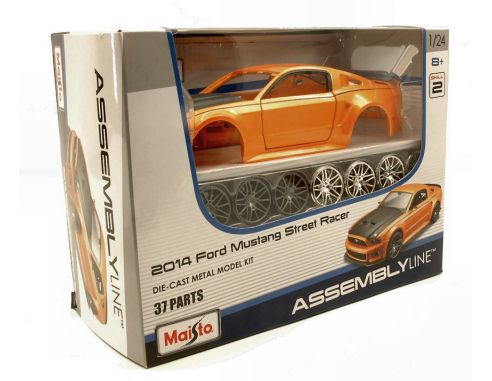 Maisto MI39127 FORD MUSTANG STREET RACER 2014 KIT 1:24 Modellino