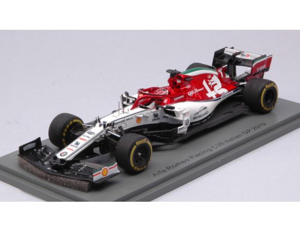 Spark Model S6097 ALFA ROMEO F1 KIMI RAIKKONEN 2019 N.7 15th ITALY GP 1:43 Modellino
