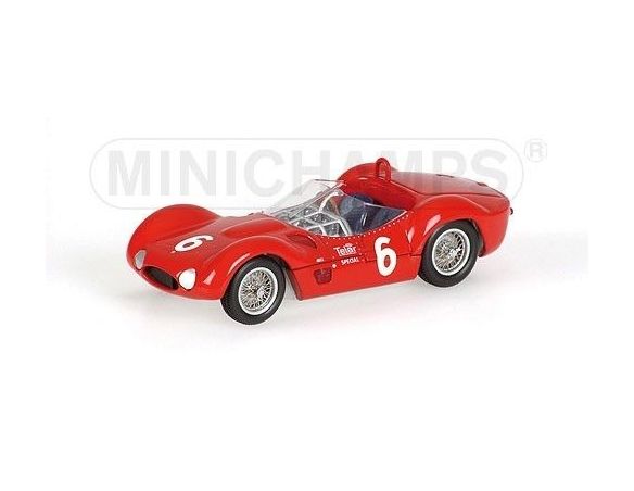Minichamps PM400611206 MASERATI BIRDCAGE N.6 1961 1:43 Modellino