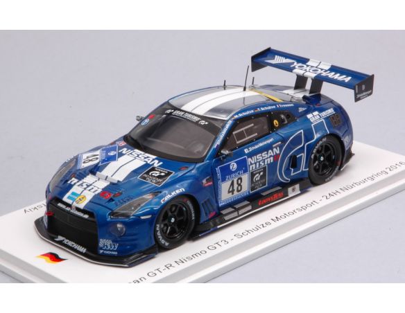 Spark Model SG265 NISSAN GT-R N.48 24 H NURBURGRING 2016 SCHULZE-SCHULZE-TRESSON-SHULZHITS Modellino