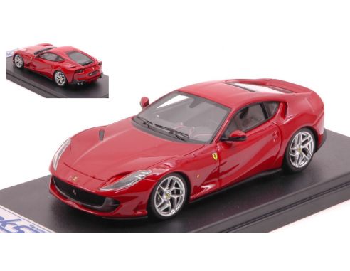 Looksmart LS467A FERRARI 812 SUPERFAST ROSSO 70 ANNI (SHINY) 1:43 Modellino