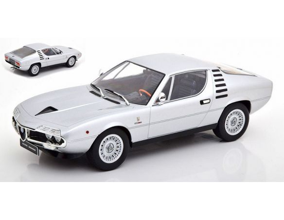 KK Scale KKDC180382 ALFA ROMEO MONTREAL 1970 SILVER 1:18 Modellino