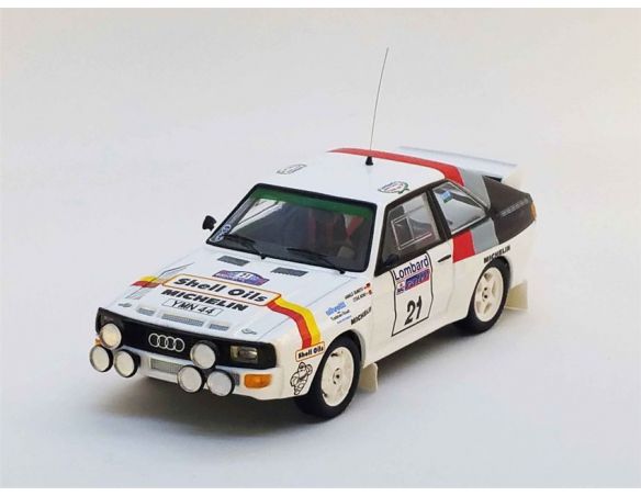 Trofeu TFRRUK26 AUDI SPORT QUATTRO N.21 RAC RALLY 1986 DERMUTH-BOND 1:43 Modellino