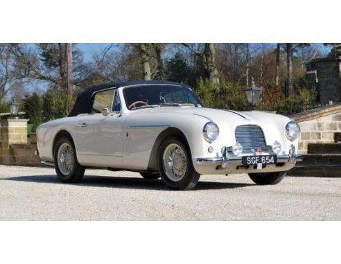 MATRIX SCALE MODELS MX40108-062 ASTON MARTIN DB2/4 DHC BY TICKFORD CLOSED 1955 WHITE 1:43 Modellino
