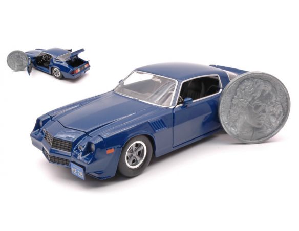 JADA TOYS JADA31110 CHEVY CAMARO Z28 BILLY'S STRANGER THINGS WITH COLLECTIBLE COIN 1:24 Modellino