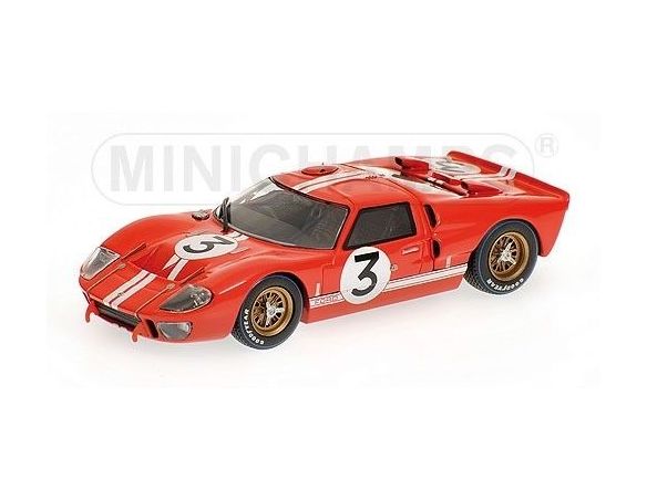 Minichamps PM400668403 FORD GT40 MKII N.3 LM 1966 GOURNEY/GRANT 1:43 Modellino