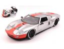 JADA TOYS JADA31324S FORD GT 2005 SILVER/ORANGE 1:24 Modellino